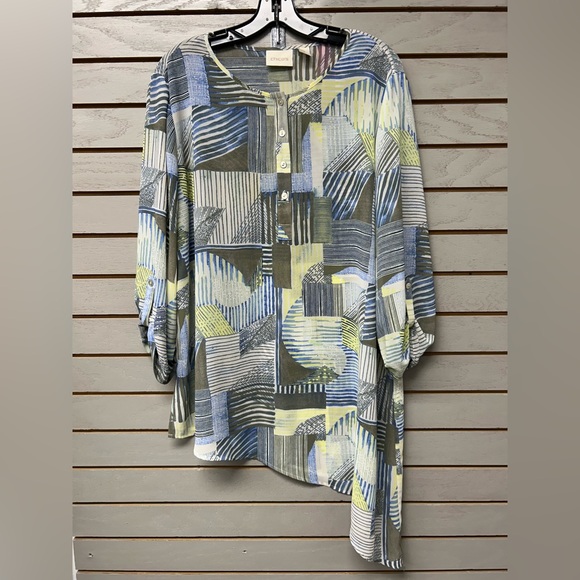 Chico's Tops - Chico's Multicolor Abstract Blouse